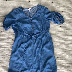 Denim Isabel Maternity Dress